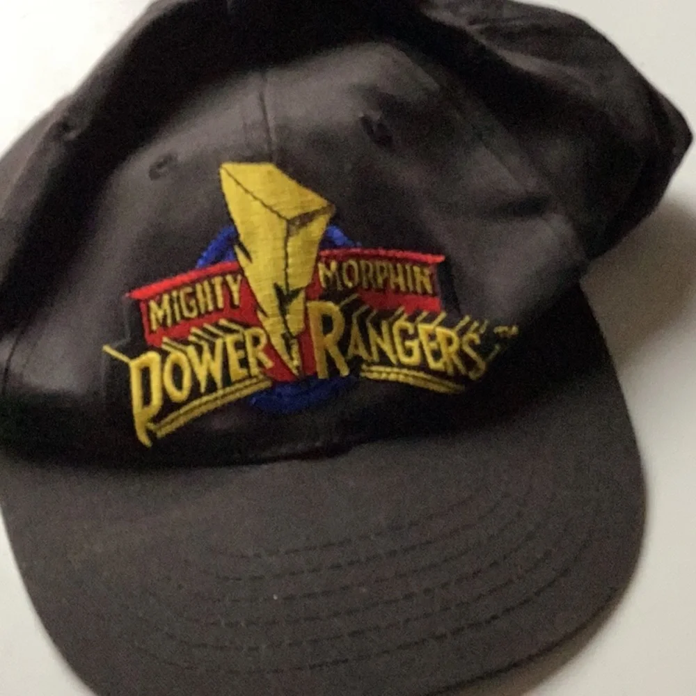 Vintage 1994 Kids Snapback Cap Power Rangers Mighty Morphin Saban Cap, Size 4-7X